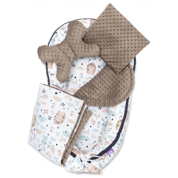 5 delni komplet Jukki Comfort Gray Morning Minky